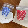 Ins Coreano Nuevo Clip de BB de Cuadros de Colores Puntos Gotas de Agua Pasador Dulce y Lindo Clip para Flequillo Clip Lateral Accesorios para el Cabello