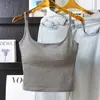 Camisole Quadrada Doce Removível com Sutiã Embutido, Suporte Lateral para os Seios, Versátil, Confortável, Costas Cruzadas, Regata Justa