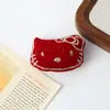 Lazo Rojo Relleno de Algodón Gato Kt Flor Roja Grande Accesorios DIY Ropa de Fiesta Dibujos Animados Accesorios para el Cabello Materiales