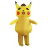 Disfraz Inflable de Pikachu de Halloween Transfronterizo Accesorios Divertidos para Escenario Fiesta Rendimiento Montar Abeja Disfraz Inflable