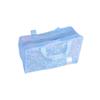 Bolsa de cosméticos impermeable de PVC floral para viajes en casa, bolsa de almacenamiento para artículos de tocador y baño, venta al por mayor