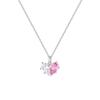 Collar de Amor Damila de Plata de Ley S925 para Mujer, Cadena para Clavícula de Lujo Ligero de Nicho con Circonita, Joyería para Regalo del Día de San Valentín