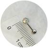 Joyería para Piercing de Acero Inoxidable Pendientes Completos de Diamante Mini Pendientes de Diamante Esférico No se Desvanecen Tapones para Orejas Envío Gratis