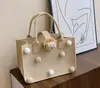 Bolso de Fieltro de Celebridad de Internet, Bolsa de Regalo de Alta Gama, Bolso Tote Pequeño de Fieltro de Dibujos Animados, Bolso de Mano Souvenir de Luna Llena