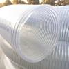 Manguera de alambre de acero transparente de PVC de gran diámetro al por mayor de fábrica, tubería de drenaje de 4, 5, 6, 8 y 10 pulgadas de espesor.