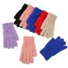 Luvas de Tricô de Lã de Alpaca, Luvas com Forro de Fleece e Espessadas, Luvas para Tela de Toque, Luvas à Prova de Frio e Quentes, Luvas para Ciclismo ao Ar Livre