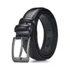 Cinto de Couro Masculino Transfronteiriço Amazon Fábrica Direta Negócios Fivela de Pino Cinto de Couro Masculino Cinto de Cintura Cinto de Calça Masculina em Estoque para Homens