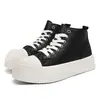 Zapatos Derby de Suela Gruesa de Caña Media Moda Deportivos Casuales Zapatos de Tabla Nuevos Tendencia para Viajar Versátiles Casuales Zapatos de Cabeza Grande