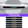 Adequado para Xingtu Lanyue Yaoguang Lingyun Zhuifeng Star Era Es Car, Adesivo Colorido de Resina para Maçaneta da Porta Anti-riscos e Tira Anticolisão