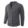 Suéter cárdigan chaqueta casual holgada para hombre de otoño e invierno transfronteriza, engrosado, de moda y moderno, suéter de punto holgado