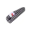 Serie de Pinzas para el Cabello Esponjosas con Cuadros Rojos y Azules Cremosos Pinza Grande Linda para Flequillo Pinza BB Pinza de Maquillaje Pasador Pinza Lateral