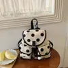 Exquisito y Moderno Mochila de Mujer de Nicho Modelo Nuevo 2026 Mochila Versátil de Lunares para Viajes y Uso Diario