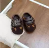 Zapatos Pequeños de Cuero para Bebé Primavera y Otoño Guardería Estilo Versátil Retro Zapatos Individuales Zapatos para Niños Pequeños Estampado de Leopardo Moda para Niñas Lunares Casual