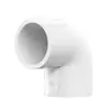 Cotovelo de PVC de 90 graus para fornecimento de água Conector de curva em ângulo reto Tanque de peixes fornecimento de água superior e inferior Conexões de tubos de PVC para fornecimento de água 20 25 32