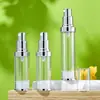 Botella dispensadora de viaje al vacío de 20/30 ml, Botella para loción, Botella vacía tipo prensa para muestras de loción, Capacidad pequeña, Portátil