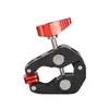 Suporte de Mesa com Tripé de Metal, Garra de Pinça de Caranguejo Vermelha de Metal, Suporte de Fotografia com Braçadeira de Metal de Alta Resistência