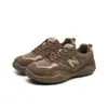Tênis Masculino New Balance Cuidadosamente Selecionado, Malha Respirável de Outono, Retro Versátil Casual, Tênis de Pai para Corrida