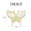 Moda Ramillete Broche Transfronterizo Alto Nivel para Mujer Anti-luz Mariposa Broche Alto Nivel Sensación Nicho Nuevo Ramillete Accesorios