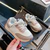 Sapatos para meninas Forrest Gump Shoes 2024 Primavera e Outono Novos tênis de moda infantil Tênis de corrida antiderrapantes com sola macia para meninos