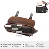 Bolso Cruzado de Cuero Crazy Horse Transfronterizo para Hombre y Mujer Bolso Cuadrado de Cartero de Moda Nuevo Bolso de Hombro Universal para Viajes de Hombres y Mujeres