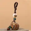 Bolsita para Hombre, Bolita de Bolsita de Sándalo Verde Estilo Antiguo, Cordón para Cadena de Teléfono Móvil, Colgante Q de Aromaterapia, Se Puede Abrir para Colgar en el Teléfono