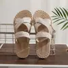 Verão Novo Viagem Lazer Roupa Exterior Chinelos de Borracha Femininos Lazer Costeiro Tendência Chinelos Planos Venda por Atacado