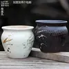 Maceta Creativa de Cerámica para Suculentas de Balcón Hogareño, Maceta Grande de Arcilla para Pothos, Orquídea, Planta Verde, Maceta de Diámetro Grande