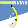 Snorkel Frontal para Adultos Entrenamiento Especial de Natación Equipo de Snorkel Ventilación Freestyle Tubo Húmedo Recomendado por el Entrenador