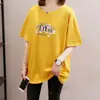 Nova Camiseta de Manga Curta para Mulheres 2026, Verão, Caimento Solto, Comprimento Médio, Tamanho Grande, Rejuvenescedora, Esconde a Barriga, Top Emagrecedor