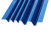 Perfil de plástico de extrusión de PVC, perfil de plástico de PVC, tablero ondulado multicolor.