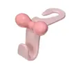 Gancho Dopamina Lazo para Respaldo de Asiento de Coche Almacenamiento Interior Accesorios Rosas para Coche Regalo de Coche Nuevo para Niñas