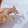 Europa e Estados Unidos personalidade criativa da moda broche de dragão chinês broche de joias masculinas e femininas vendas diretas de fábrica