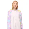 Atacado de fábrica pijama infantil de animal de desenho animado peça única roupão stilzai cavalo celestial unicórnio fantasia de flanela grossa
