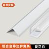 Tira protectora de esquina de borde igual de aleación de aluminio Línea de puntos para baldosas cerámicas con adhesivo Línea de puntos autoadhesiva Línea de puntos Esquina de pared de sala de estar Encapsulación Línea decorativa