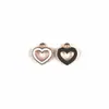 Colgante Hueco en Forma de Corazón DIY Aleación Esmalte Accesorios de Joyería Accesorios para el Cabello Llavero Colgante