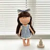 Solo la Ropa: Ropa para Muñeca de Papa Mia 30cm, Rosa Caramelo, Azul, Falda Cuadros Rojos de Repuesto