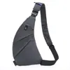 Bolso de Pecho para Hombre Bolso para Pistola Bolso Mensajero Bolso Casual Multifuncional Bolso de Hombro Bolso Antiperdida Antirrobo Transfronterizo Una Pieza Pelo