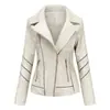 Boutique de roupas de couro boutique feminina roupas de couro leve maduro primavera e outono PU roupa de moto jaqueta de couro