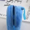 Mochila Escolar Pequena de Pelúcia Cor Doce Mochila de Cor Sólida Casual Fofa Bolsa de Moedas Sólida Mochila Bolsa para Cartão de Documento Atacado