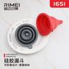 Frete Grátis Funil de Silicone Dobrável Portátil Jinda Rimi Cozinha Doméstica Despejar Separação de Óleo Retrátil Silicone 1651