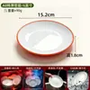 Platos de melamina, platos de plástico de grado comercial para restaurantes, platos redondos para restaurantes de comida rápida, hoteles y buffets, platos de imitación de porcelana ósea