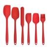 Espátula de Silicona, Espátula de Silicona Especial para Sartenes Antiadherentes, Espátula para Cocinar en Casa, Utensilios de Cocina con Mango Tubular de Grado Alimenticio Juego de 6 Piezas Espátula