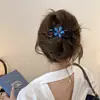 Pasador con un Toque de Alta Gama, Pinza Azul Retorcida, Accesorio para el Cabello para Mujeres, Adorno para la Parte Trasera de la Cabeza, Herramienta de Peinado al por Mayor