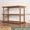 Estantería de escritorio para almacenamiento de libros, para dormitorio, oficina, mesa pequeña de varias capas, para sala de estar, escritorio, estantería sencilla