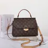 Bolso de Mujer con Estampado de Moda, Nuevo Estilo Retro Europeo y Americano, Bolso de Mano Elegante, Bolso de Hombro Único, Bolso Cruzado Vintage Chic, Versátil