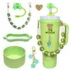 Botella de Agua Térmica Stanley Tapón Antipolvo Taza con Popote Tapa de Taza Correa de Mano Cordón para Botella de Agua Múltiples Estilos Versátiles Set