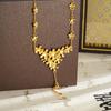 Flores como flores de brocado areia colar de ouro luz luxo alto senso elegante moda jóias Yiwu acessórios atacado