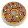 Luz LED de Flash de Donut Delicioso de Dibujos Animados Transfronteriza Zapatos con Agujeros Zapatos Hebilla de Zapato de Flor Accesorios Dibujos Animados DIY Decoración para Zapatos de Jardín