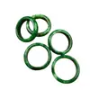 Anillo de Jade Anillo de Jade Verde Seco Anillo Delgado de Banda Completa Verde Jade Anillo para Mujer Esmeralda Tielong Anillo