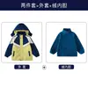 Uniforme escolar para estudiante, conjunto cortavientos otoño/invierno, atuendo de tres piezas, uniforme de jardín de infantes, atuendo para el día del deporte, estilo preppy, uniforme de clase, conjunto primavera/otoño
